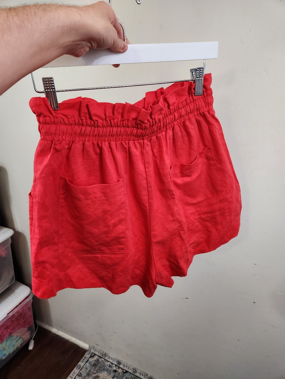 Petal & Pup Chelsey Linen Blend Shorts - Picture 4 of 6
